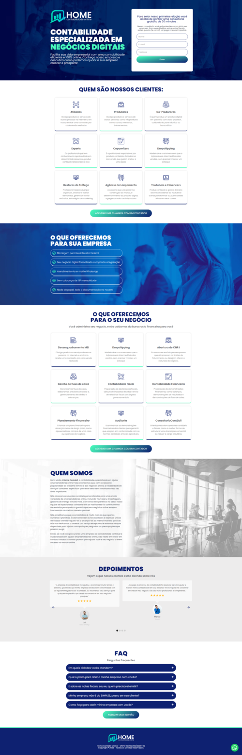 imagem site de contabilidade